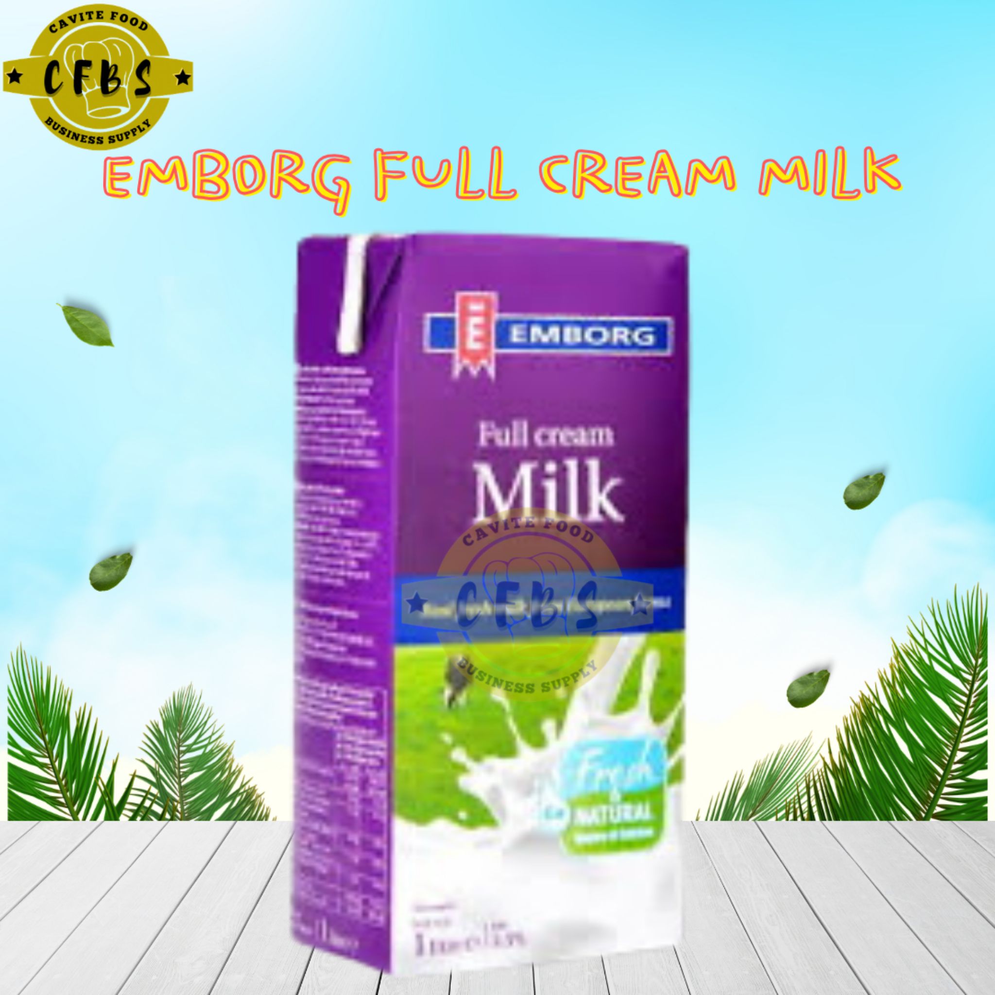 EMBORG FULL CREAM MILK - UHT TREATED